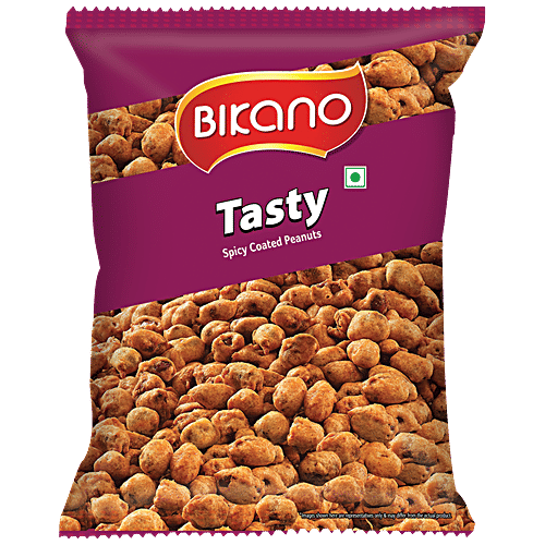 Bikano Tasty Spicy Coated Peanuts, 200 g Pouch