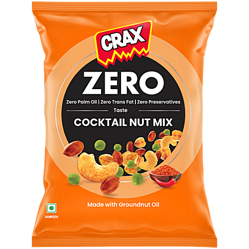 Crax Zero Cocktail Nut Mix Namkeen, 171 g
