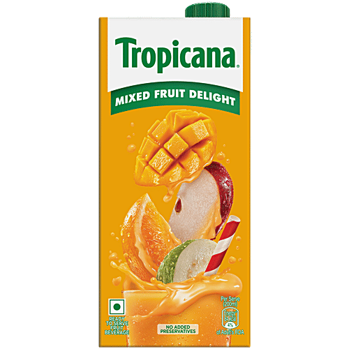 Tropicana Fruit Juice - Mixed Fruit Delight, 1 L