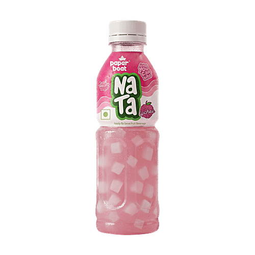 Paper Boat Lychee Nata De Coco Drink, 250 ml