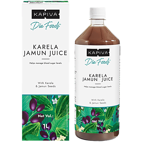 Kapiva Ayurveda Karela Jamun Herbal Juice (Sugar & Diabetic Special)