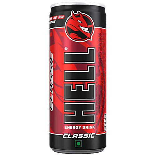 Hell Energy Classic Caffeinated Drink, 250 ml