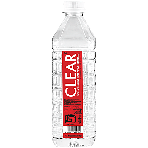 CLEAR WATER Packaged Drinking Water, 1 L