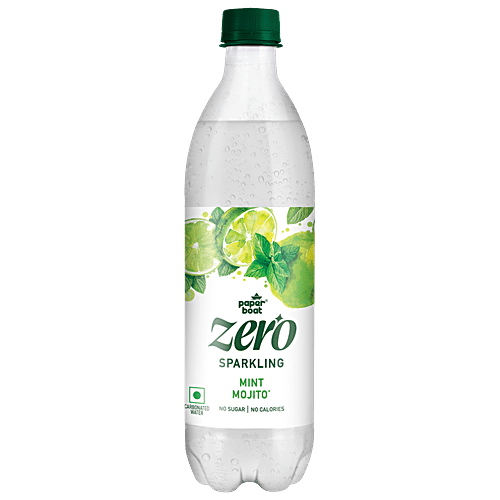 Paper Boat Zero Sugar Mint Mojito Sparkling Carbonated Water, 600 ml