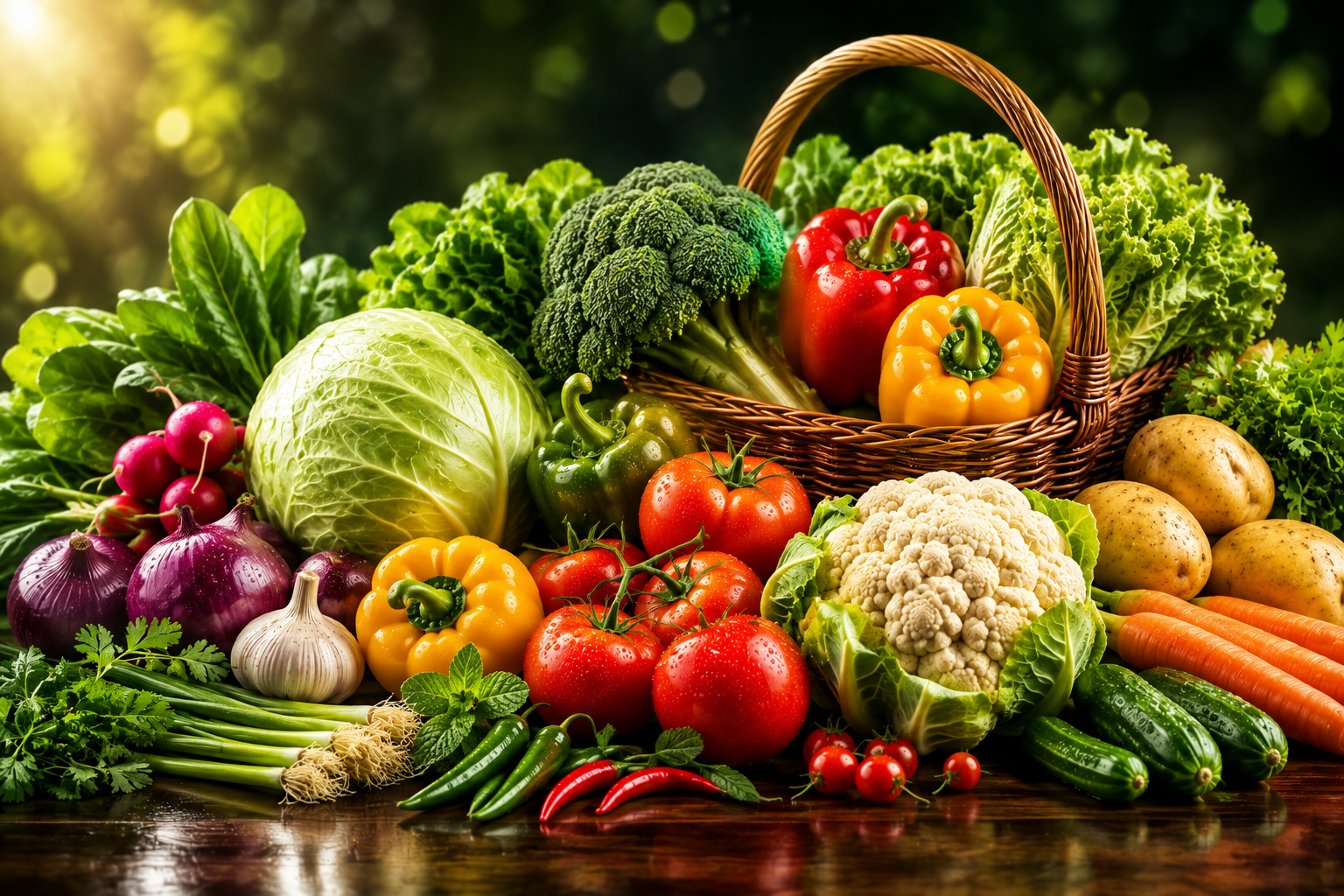 Vegetables & fruits & Dairy Product